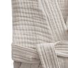 Peignoir de bain S/M Gaze de Coton Naturel