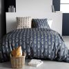 Parure de lit 220x240 cm Coton Paon