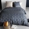 Parure de lit 220x240 cm Coton Paon