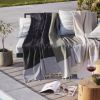 Fouta avec franges 100x200 cm Coton Rina Nénuphar