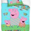 Parure de lit enfant 140x200 cm Peppa Pig Yay Yay 100% coton