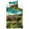 Parure de lit enfant 140x200 cm T Rex 100% coton