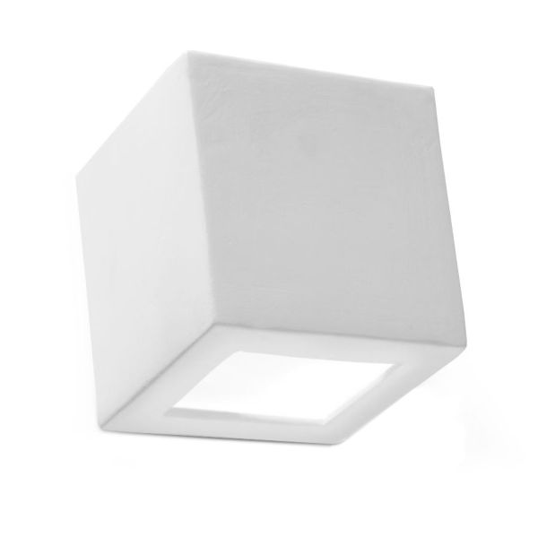 Applique Céramique Blanc E27 1 Leo