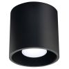 Plafonnier Aluminium Noir GU10 1 Orbis