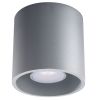 Plafonnier Aluminium Gris GU10 1 Orbis