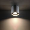 Plafonnier Aluminium Gris GU10 1 Orbis