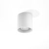 Plafonnier Aluminium Blanc GU10 1 Orbis