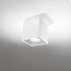 Plafonnier Aluminium Blanc GU10 1 Quad