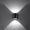 Applique Aluminium Noir G9 1 Orbis