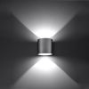 Applique Aluminium Gris G9 1 Orbis