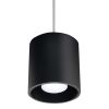 Suspension Aluminium Noir GU10 1 Orbis