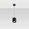 Suspension Aluminium Noir GU10 1 Orbis