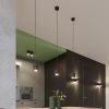Suspension Aluminium Noir GU10 1 Orbis
