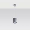 Suspension Aluminium Gris GU10 1 Orbis