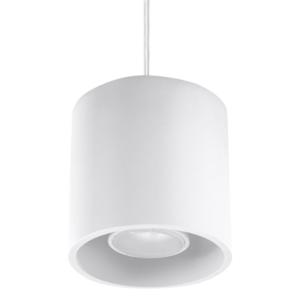 Suspension Aluminium Blanc GU10 1 Orbis