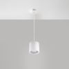 Suspension Aluminium Blanc GU10 1 Orbis