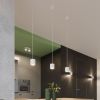 Suspension Aluminium Blanc GU10 1 Orbis
