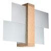 Applique Bois Bois Naturel E27 1 Feniks
