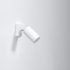 Applique Acier Blanc GU10 1 Ring