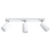 Plafonnier Acier Blanc GU10 3 Ring Line