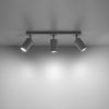 Plafonnier Acier Blanc GU10 3 Ring Line