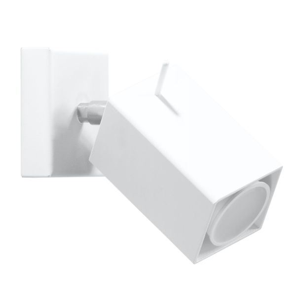 Applique Acier Blanc GU10 1 Merida
