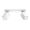 Plafonnier Acier Blanc GU10 2 Merida