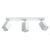 Plafonnier Acier Blanc GU10 3 Merida