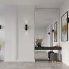 Applique Aluminium Noir G9 1 Penne 20