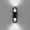 Applique Aluminium Noir G9 1 Penne 30