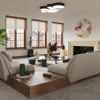 Suspension PVC Noir E27 2 Arena