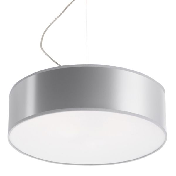 Suspension PVC Gris E27 2 Arena
