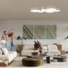 Suspension PVC Blanc E27 2 Arena