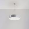 Suspension PVC Gris E27 3 Arena