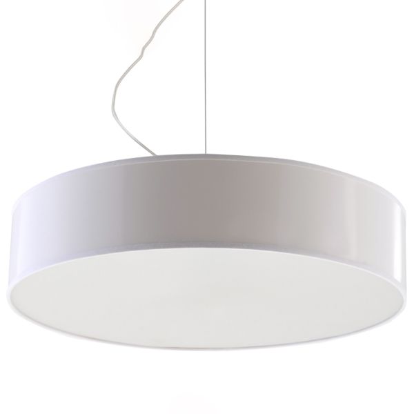 Suspension PVC Blanc E27 3 Arena