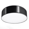 Plafonnier PVC Noir E27 2 Arena