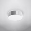 Plafonnier PVC Gris E27 2 Arena