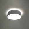 Plafonnier PVC Gris E27 2 Arena