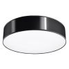 Plafonnier PVC Noir E27 3 Arena