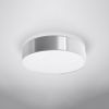 Plafonnier PVC Gris E27 3 Arena