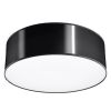 Plafonnier PVC Noir E27 1 Arena