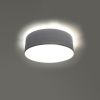 Plafonnier PVC Gris E27 1 Arena
