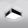 Plafonnier PVC Noir E27 2 Horus