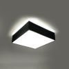 Plafonnier PVC Noir E27 2 Horus
