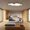 Plafonnier PVC Blanc E27 2 Horus