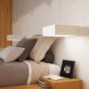 Plafonnier PVC Blanc E27 2 Horus