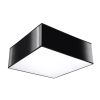 Plafonnier PVC Noir E27 1 Horus