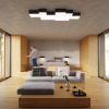 Plafonnier PVC Noir E27 1 Horus