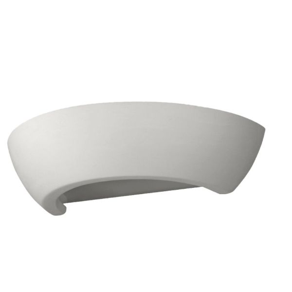 Applique Céramique Blanc E27 1 Oskar