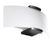 Applique Bois Wengé/Blanc E14 2 Emilio